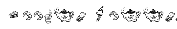 Doodle Coffee Scents font preview